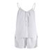 Summer New European And American Double Layer Gauze Pure Cotton Camisole Shorts Comfortable Pajama Set Cross-Border_ecoleips.com