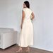 AD229 's New Comfortable Skin-friendly Women's Sleeveless High-fashion Top, Elegant And Classy Long Dress_ecoleips.com