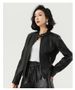 Women’s Biker PU Leather Jacket – Slim-Fit Motorcycle Style Coat (S-XL Euro Sizing For 100-150lbs, Edgy Yet Elegant Fall Outerwear)_ecoleips.com