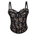 Women's Clothing Hot Girl Black Lace Inner Straps High End Outer Wear Body Shaping Gathered Herringbone Bra_ecoleips.com