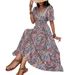 Temperament Fashionable High-Waisted Bohemian Resort Ethnic Style Women's Jumpsuit_ecoleips.com
