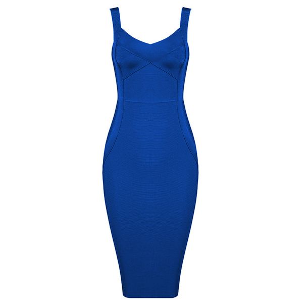Women's Clothing Sexy Low Cut Hip Wrapped Waist Sleeveless Gold Stamped Bandage Dress Fashionable Hot Party Outfit_ecoleips.com