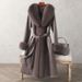 Women's Clothing Luxury Faux Fur Coat Long Elegant Jacket Soft Rabbit Hair Imitation Slim Fit Winter Coat For Ladies (Black, Dusty Rose)_ecoleips.com