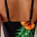 Women's Modest Tankini Swimsuit Set - Floral Print High-Neck Bikini Top & Swim Skirt (2-Piece)"_ecoleips.com