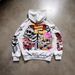 Y2k Aesthetic 3d Skeleton Print Hoodie, Unisex Oversized Pullover For Streetwear And Casual Style Premium Softness & Durability_ecoleips.com