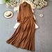 Premium Korean Style Fashion Set for Women Loose Fitting Long Sleeved Shirt And Top Two Piece Set with High Waisted Slimming Skirt Elegant And Stylish_ecoleips.com