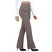 Women's Clothing Women's High-Waisted Straight Leg Casual Pants Loose Fitting Pocketed Commuter Style Versatile Long Pants_ecoleips.com