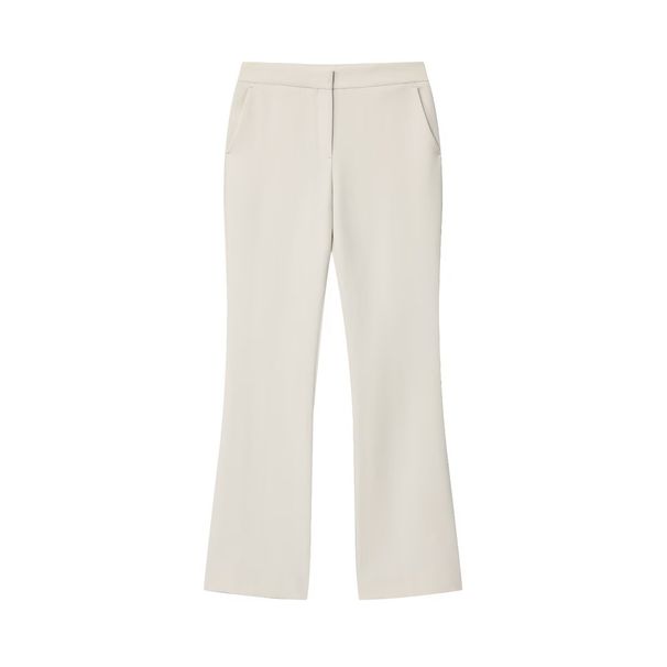 Women's Tailored Belted Blazer & Flared Pants Set – Autumn Elegance (Chic Office Wear, Retro-Inspired Outfit)_ecoleips.com