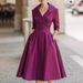 Women's Elegant Bodycon Midi Dress – Slim Fit Formal Cocktail Dress With Waist Definition_ecoleips.com