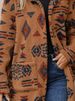 K New Women's Single-breasted Ethnic Style Printed Plush Long Coat. No Necklace And Bag_ecoleips.com