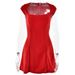 Sexy Fashion Women A‑Line Mini Dress Square Neck Sleeveless Low‑Cut Design Slimming Silhouette Elegant Club Party Short Dress_ecoleips.com