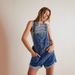 Supply Loose Multi Pocket Suspender Jeans For Women_ecoleips.com