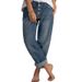 Women's Clothing Factory direct sales spring and autumn new loose casual versatile simple slim straight jeans women's clothing_ecoleips.com