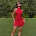 Women's Sexy Polka Dot Halter Sleeveless Belted Bodycon Mini Dress – Summer Party Gown 2026_ecoleips.com