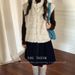 Aria Basics You Think Shisanxing's New Winter Versatile Casual Korean-style Furry Sleeveless Cardigan Vest For Women 1482_ecoleips.com