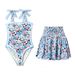 Women's Clothing Retro Ins Style Hot Selling Two Sided Wear One Piece Swimsuit Female Sling Conservative Swimsuit Suit_ecoleips.com