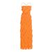 Summer New European And American Style Elegant Strap Ruffled Slit Off-Shoulder Dress_ecoleips.com