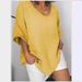Women's Solid Color Loose Short Sleeve Casual T-Shirt Cotton And Linen Summer Top_ecoleips.com