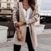 Mid-Length Pocket Cardigan – Solid Color Knit Sweater For Women (XS-XXL, Khaki/Dark Green/Yellow/Grey)_ecoleips.com