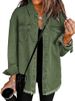 K New Loose-fitting Denim Shirt With Frayed Edges For Casual Wear_ecoleips.com