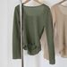 Standard Maillard Design Style Square Neck Long-Sleeve Top For Women, Autumn And Winter Niche Versatile Base Layer_ecoleips.com