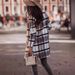 New Woolen Long Lapel Single-breasted Plaid Jacket Women's Clothing_ecoleips.com