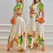 Women's Clothing New Fashion Positioning Printed Skirt Suits_ecoleips.com