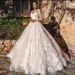 Women's Clothing Long Train Strapless Lace Wedding Dress Backless Sexy Design For Spring_ecoleips.com