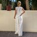 2026 European American Cross-border New Style White Embroidered Sleeveless Vest And Wide-leg Pants Two-piece Fashion_ecoleips.com