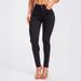 Women's Fleece Lined Skinny Jeans mid Rise Slim Fit Stretch Black Spring Autumn New Style_ecoleips.com