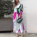 Women's Clothing Autumn New Fashion Printed Shirt Collar Loose Waist Dress Women_ecoleips.com