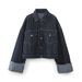 Cross-Border European American Women's Clothing INS Hot-Selling Denim Jacket And Flared Cuffed Pants Set_ecoleips.com