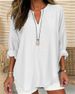 Women's Clothing Cotton And Linen Loose Casual Stand Collar Shirt Long Sleeve Tops_ecoleips.com