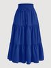 Women's Clothing A Line Elegant Swing Layered Cake Skirt_ecoleips.com