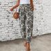 Boho Print High-Waisted Palazzo Pants – Flowy Ethnic Pattern Trousers For Women (Multi-Color, Floral Designs 1-6)_ecoleips.com