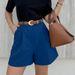 Women's Clothing Ladies' Fashion Temperament Solid Color Loose Straight Casual Shorts_ecoleips.com