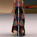 New African Women, Fashionable Bohemian Style, Sleeveless Party For Beach Gatherings, Elegant And Sexy Long Dress_ecoleips.com