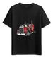 Women's T-Shirts Tshirt Muscle Freaks Red Truck Transport Trucking Style_ecoleips.com