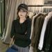 Pure Desire Wind Autumn/Winter Hooded Long-Sleeved Solid Color Underwear With Niche Long-Sleeved Top Wholesale_ecoleips.com