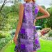 Stylish Vacation Wear Women Loose‑Fit V‑Neck All‑Over Print Casual Long Dress_ecoleips.com