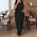 Women's Fashion Comfortable Loose Top Wide Leg Pants Cotton Linen Set Casual Clothing_ecoleips.com