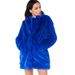 Luxury Faux Fur Coat – Oversized Long Sleeve Jacket With Detachable Collar (White/Yellow/Black/Pink/Red/Blue/Beige, S-XXXL)_ecoleips.com