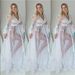 2022 New Beachside Vacation Maldives Slimming Fairy Mesh Long Women's Summer Square Neck Dress_ecoleips.com