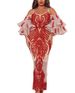 Women's Clothing Sexy Hot Stamping Long Sleeved Banquet Dress_ecoleips.com