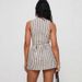 Breathable Striped Sleeveless Dress – Soft Cotton Blend Shift Dress For Women, Casual Summer Sundress With Lining_ecoleips.com