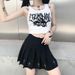 Women's Punk Nightclub Cropped Tank Top Gothic Street Style Print Summer Suspender Top European And American Trend Sexy_ecoleips.com