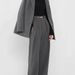 Women's Clothing Lazy Style High End Suit Pants High Waist Loose Wide Leg Pants Fashionable Simple Casual Straight Pants_ecoleips.com