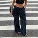 Voya Women's Cotton Linen 2026 Summer European And American Loose Wide-Leg Beach With Pockets Casual Pants_ecoleips.com