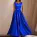 Women's Clothing Satin Large Skirt Evening Dress_ecoleips.com