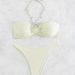 Women's Clothing New Sexy Bikini Chain Solid Color Halter Neck Ladies Beach Bikini Cross Border Foreign Trade Hot Style_ecoleips.com